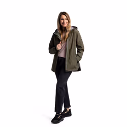 Trespass Womens Waterproof Jacket Flourish C - 8, Herb
