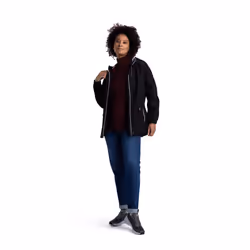 Trespass Womens Waterproof Jacket Flourish C - 14, Black