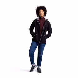 Trespass Womens Waterproof Jacket Flourish C - 8, Black
