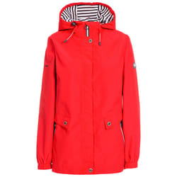 Trespass Womens Waterproof Jacket Flourish C - 14, Hibiscus