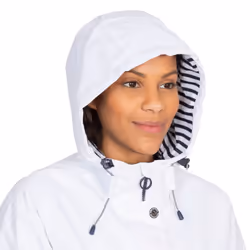 Trespass Womens Waterproof Jacket Flourish C - 18, White