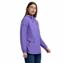 Trespass Womens Waterproof Jacket Flourish C - 14, Wisteria