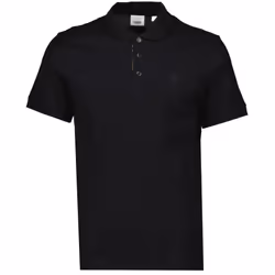 Burberry Branded Circle Logo Black Polo Shirt - XL