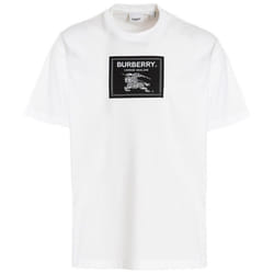 Burberry Box Logo White T-Shirt - XS