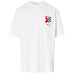 Burberry 1856 Logo White T-Shirt - XS