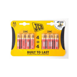 Jcb R6/aa 4+4 Zinc Cdu 12pks