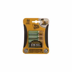 4 X Jcb AA 1200mAh Rechargeable Batteries Hr6 Charged And Ready To Use