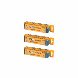 JCB AA Ultra Alkaline Batteries - Pack of 24 - S8807 - Pack of 3