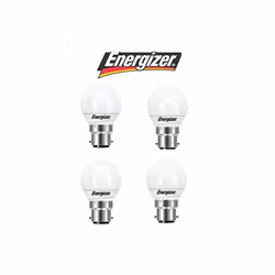 Energizer LED BC (B22) Opal Golf Non-Dimmable Bulb, Warm White 470 lm 5.9W
