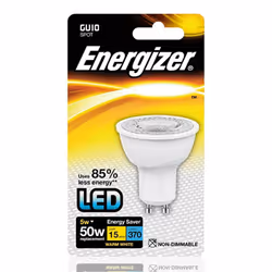 Energizer High Teck LED bulbGU10 350LM 36Â° Warm White Box