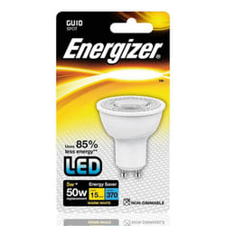 Energizer High Teck LED bulbGU10 350LM 36Â° Warm White Box