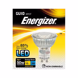 Energizer LED GU10 Warm White 36" 4w 345lm - S9408