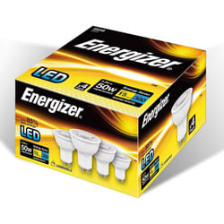 Energizer LED GU10 Dimmable Cool White Light Bulbs - 4 Packs Blister