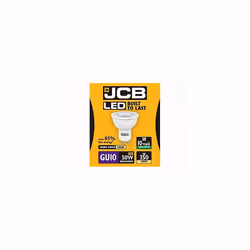 1 X JCB 5w = 50w LED GU10 100deg 3000k Warm White 350lmÂ [Energy Class A+]