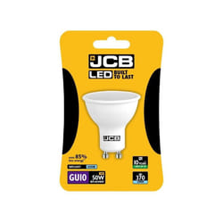 JCB LED GU10 5w Bulb Blister Packed 370lm 6500k Daylight - S10966