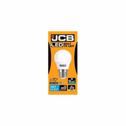 1 X JCB 6w LED E27 Golf Ball Bulbs Edison Screw, 40w Incandescent Bulb Equivalent, 470lm, Warm White 3000k