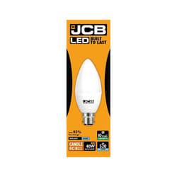 JCB LED Candle 470lm Opal 6w B22 6500k [S10979]