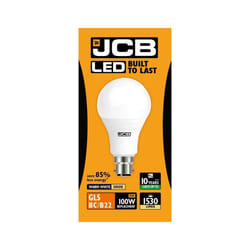 JCB LED A60 1520lm Opal 15w B22 2700k - S10995