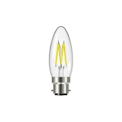 EnergizerÂ® LED BC (B22) Candle Filament Dimmable Bulb, Warm White 470 lm 5W