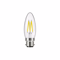 Energizer® LED BC (B22) Candle Filament Non-Dimmable Bulb, Warm White 470 lm 4W