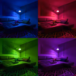 ENERGIZER Colour Changing B22 GLS LED RGB+W, with Remote Control