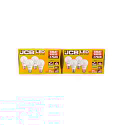 JCB B22 8.5w 3000k, pack of 2 packs of 4