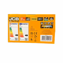 JCB B22 8.5w 3000k, pack of 2 packs of 4