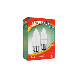 Eveready LED Candle 470 Lumen B22 Warm White x 2 S15297