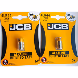 2 x JCB 4LR44 A544 6V Alkaline Batteries BUILT TO LAST Expiry Oct 2025