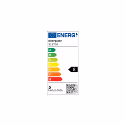 Energizer G9 LED Light Bulb. 4.2W (40w Halogen Equivalent) 220-240V. 470 Lumens. Bi-Pin Base Energy Saving. Warm White 2700k