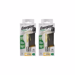 Energizer A Rated LED GLS E27 1521lm 7.2W 2700K Warm White Pack of 2