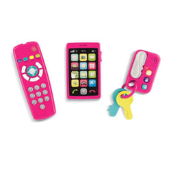 My First Gadget Set Pink For Children From 12 To 36 Months Baby Toys Toddler Toys Toy Phone Baby Phone Toy Smart Gadgets Baby Remote Control Toy Toy
