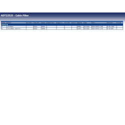 Blue Print ADT32525 cabin filter - Pack of 1