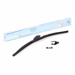 Wiper blade Blue Print AD24FL600 600mm Flat wiper blade 24Inch PEUGEOT: 208 II Hatchback, VAUXHALL: Corsa Mk5, MERCEDES-BENZ: E-Class Coupe