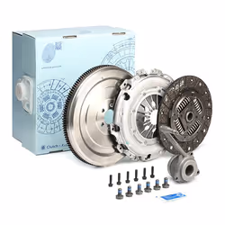 Clutch; BLUE PRINT; four-piece with central slave cylinder, with synthetic grease with flywheel 241; for VOLKSWAGEN, AUDI, VW ...