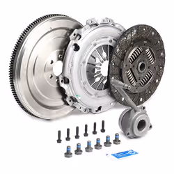 BLUE PRINT ADV183071 Clutch four-piece with central slave cylinder, with synthetic grease with flywheel 241 VOLKSWAGEN: Golf 4, Bora Saloon, Sharan I