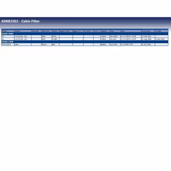 Blue Print ADK82502 cabin filter - Pack of 1