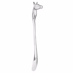 Hill Interiors 20082, Medium-length shoehorn, Silver, 1 pc(s), Metal, 530 mm, 100 mm