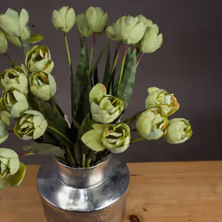 Hill Interiors Artificial Green Tulip Plant