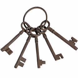 Hill Interiors Cast Iron Bunch of Keys