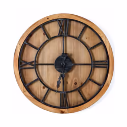 Williston Large Wooden Wall Clock