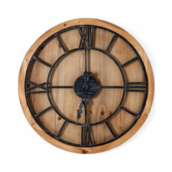 Williston Large Wooden Wall Clock