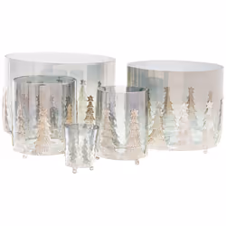 Hill Interiors 22440 candle holder Glass Transparent