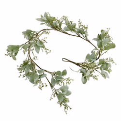 Winter Garland With Lambs Ear And Wax Flower