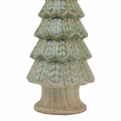 Light Green Ceramic Fir Tree With Base