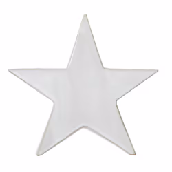 Large Ceramic Standing Star Decoration
