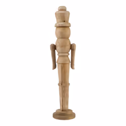 Natural Large Nutcracker Decoration