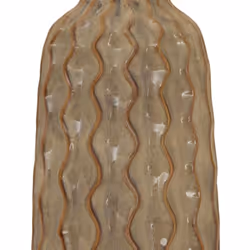 Sabbia Collection Medium Wave Vase - Ceramic - L18 x W18 x H39 cm - Brown