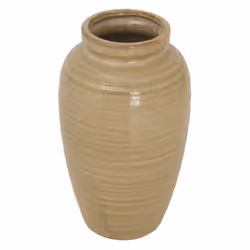 Sabbia Collection Brindled Amphora Vase - Ceramic - L18 x W18 x H31 cm - Brown