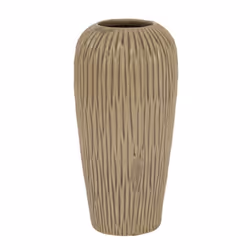 Pallida Collection Small Fleck Vase - Ceramic - L17 x W17 x H15 cm - Brown